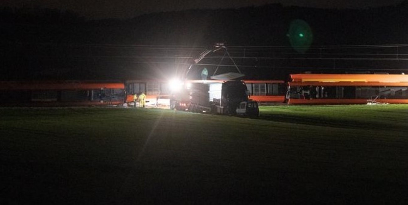 Suiza: 15 heridos en dos descarrilamientos casi simultáneos 