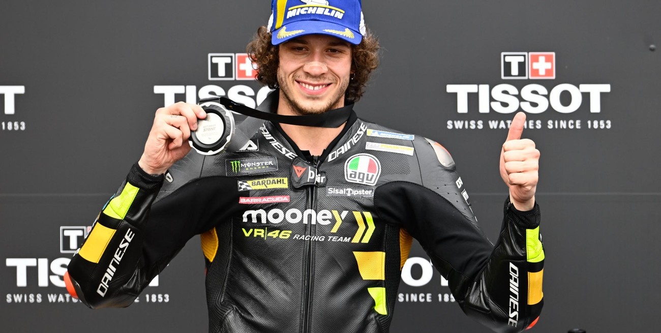 Moto GP: la lluvia no detuvo a Bezzecchi