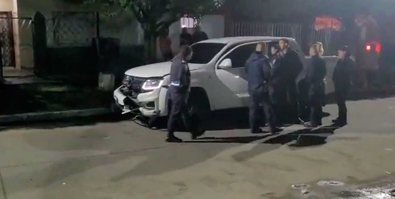 "La Joaqui" protagonizó un choque con su camioneta