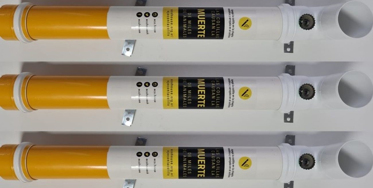 En Rafaela presentaron una campaña para disminuir el arrojo de colillas en la vía pública