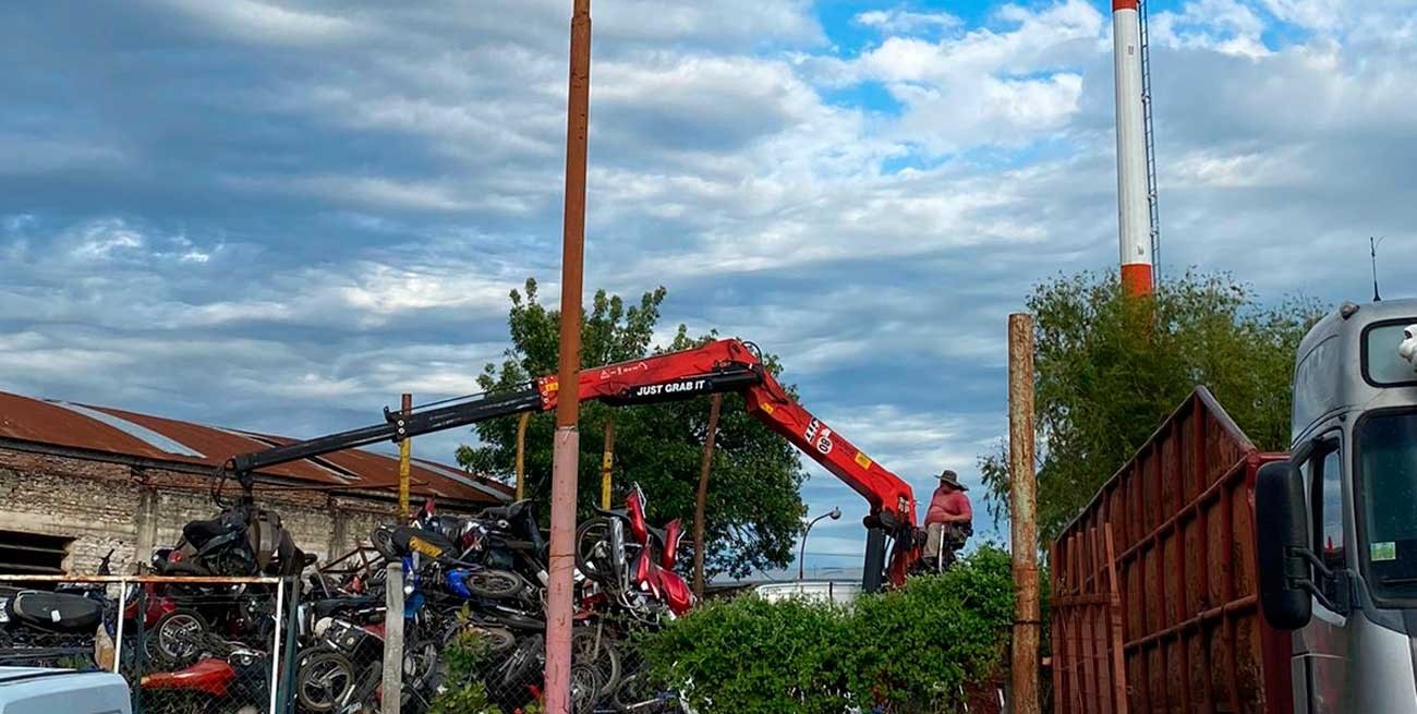 El Municipio ya envió a compactación  1.052 motos que retuvo la policía en 2022