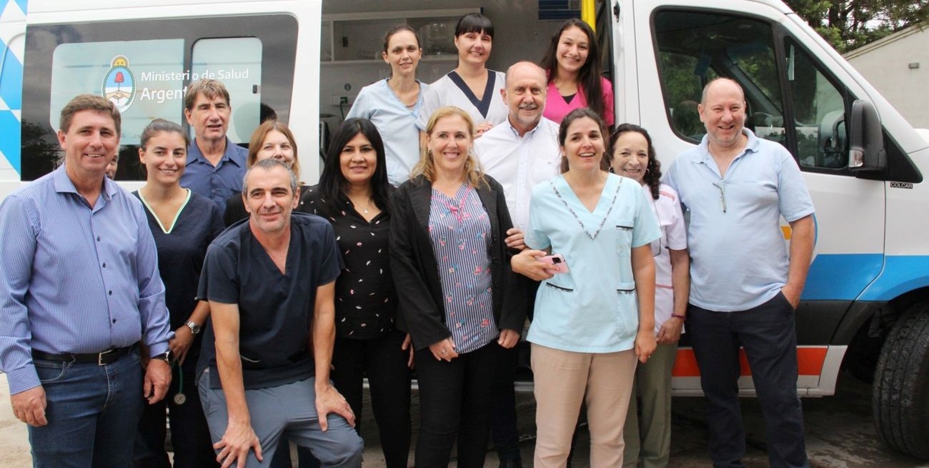 Entregaron una ambulancia de alta complejidad al Samco de Sarmiento