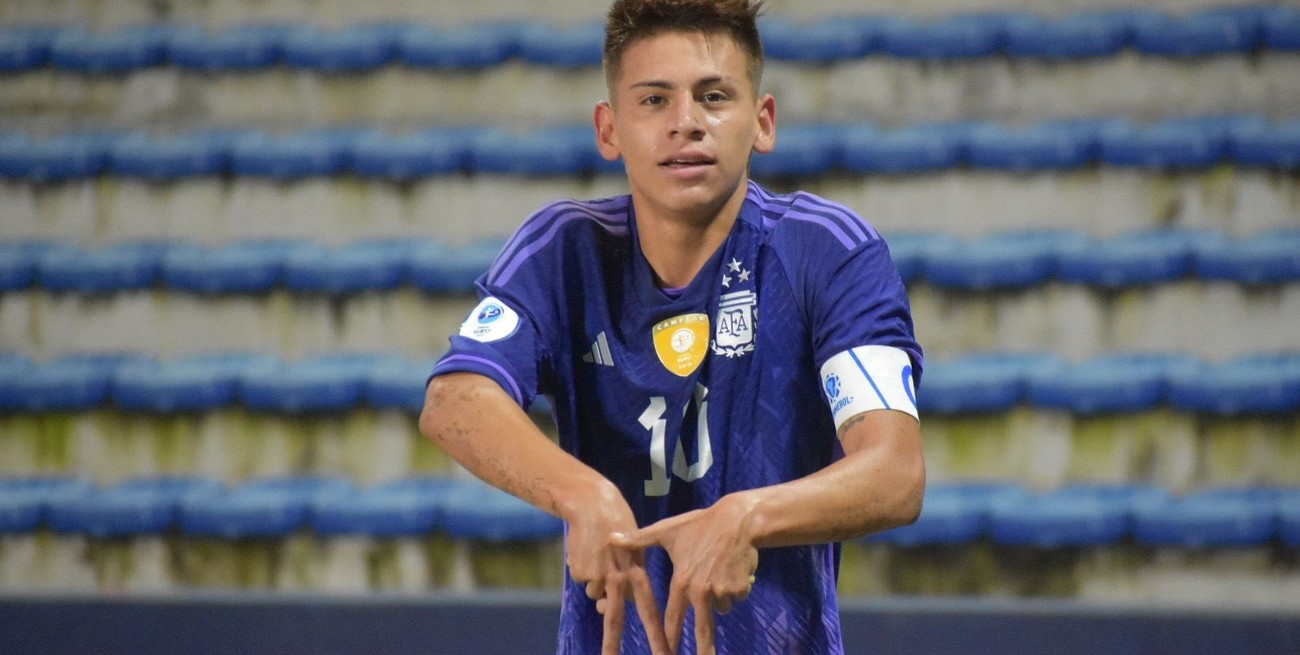 Argentina goleó a Perú y se clasificó al hexagonal final del Sudamericano Sub 17