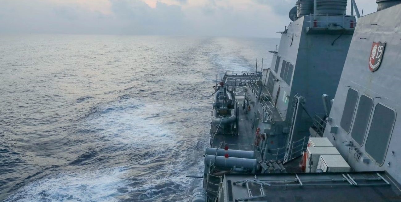 Estados Unidos envió un buque militar a aguas que reclama China