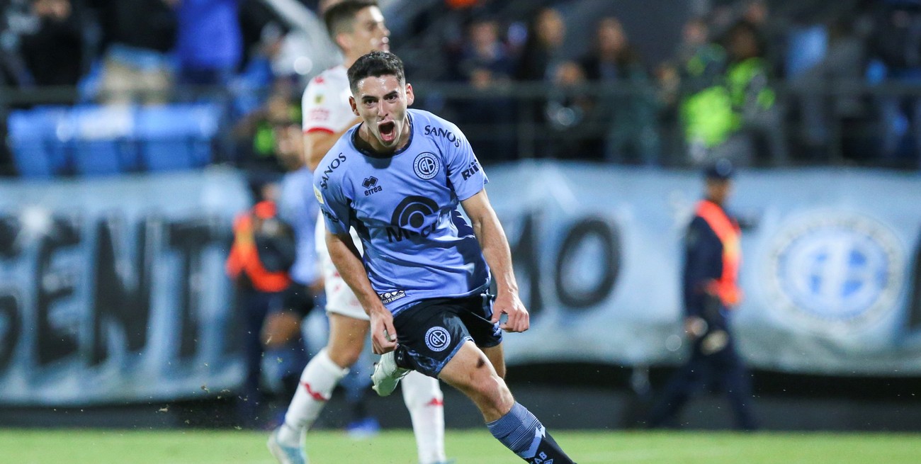 Belgrano derrotó a Huracán en la vuelta a su estadio de Alberdi