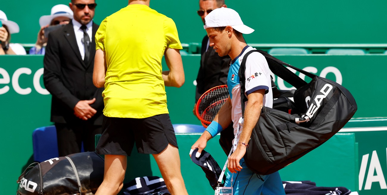 Diego Schwartzman y Francisco Cerúndolo quedaron eliminados del Masters 1000 de Montecarlo