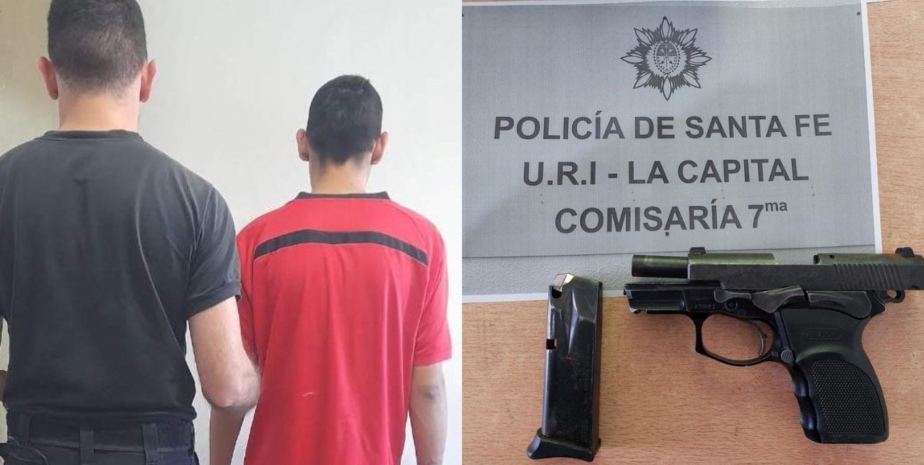 Detienen a un hombre que robó un auto y andaba armado en Santa Fe
