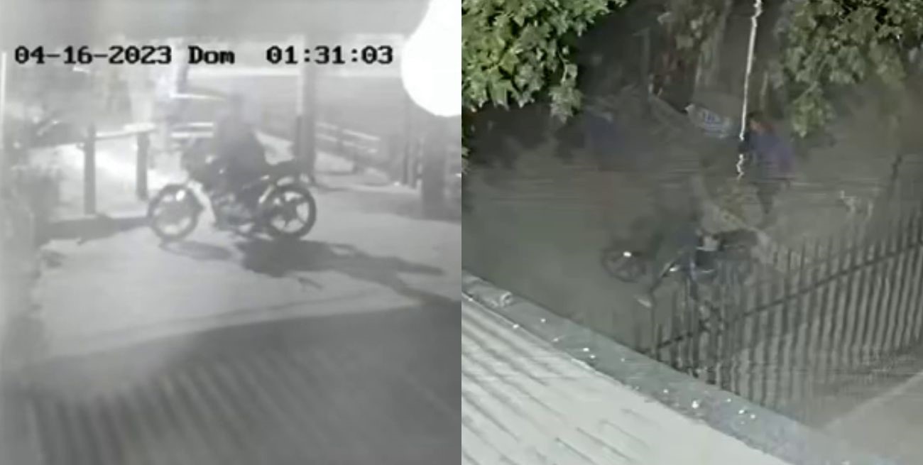 Video: así robaron una moto en El Quincho de Chiquito; los persiguieron y fueron detenidos
