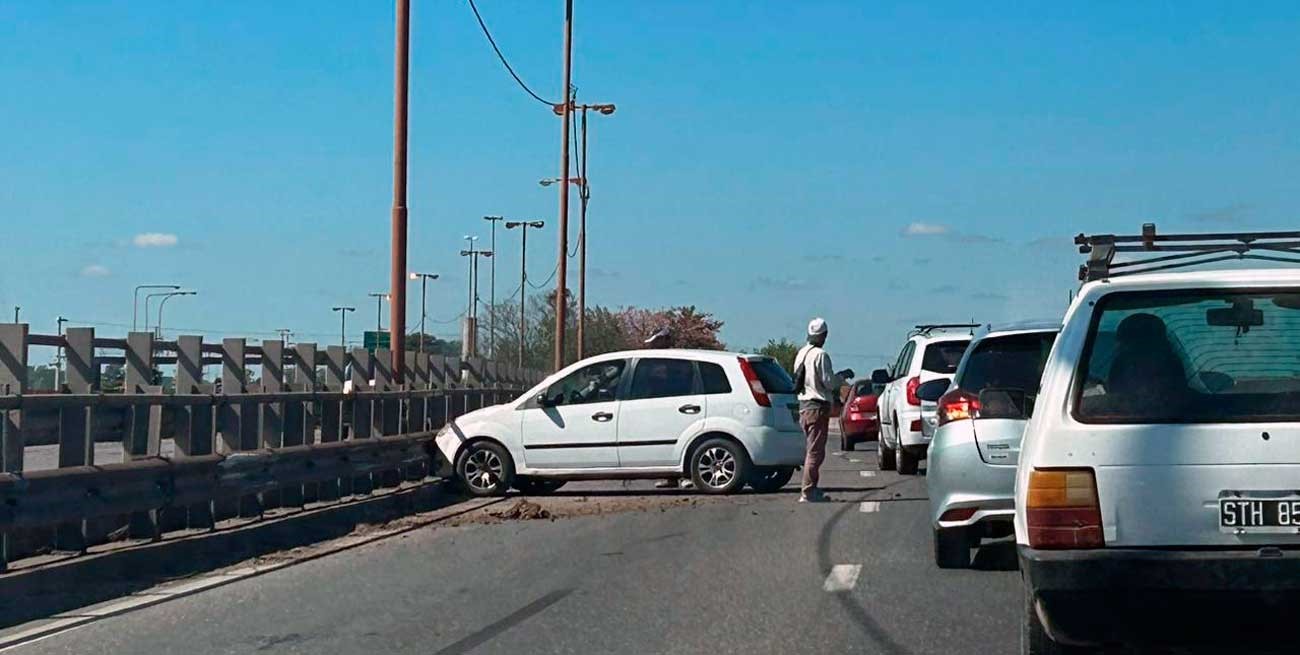 Demoras en la salida de Santa Fe por Ruta 168 tras un choque