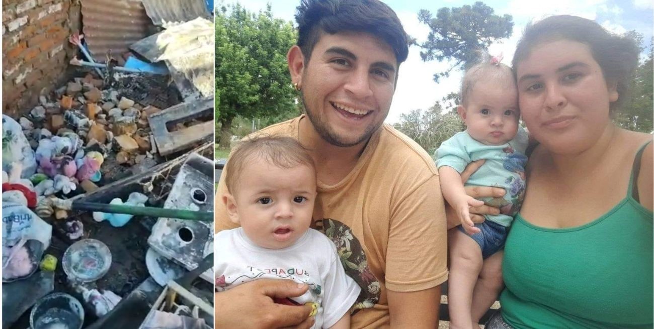 Terrible incendio en una vivienda de Teodelina: “Perdimos todo”