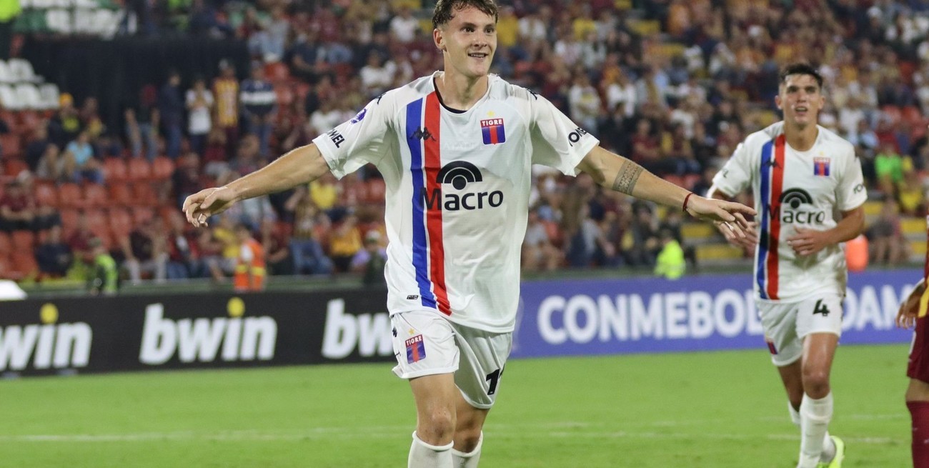 Triunfazo de Tigre en Colombia: se lo dio vuelta a Deportes Tolima 