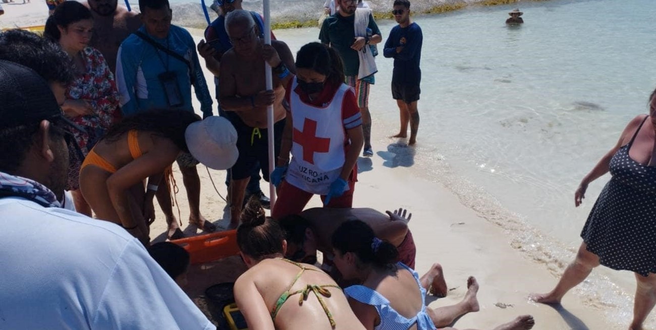 México: murió un turista argentino en una playa de Isla Mujeres