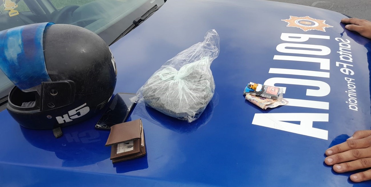 Secuestro de marihuana y traslado de dos jóvenes