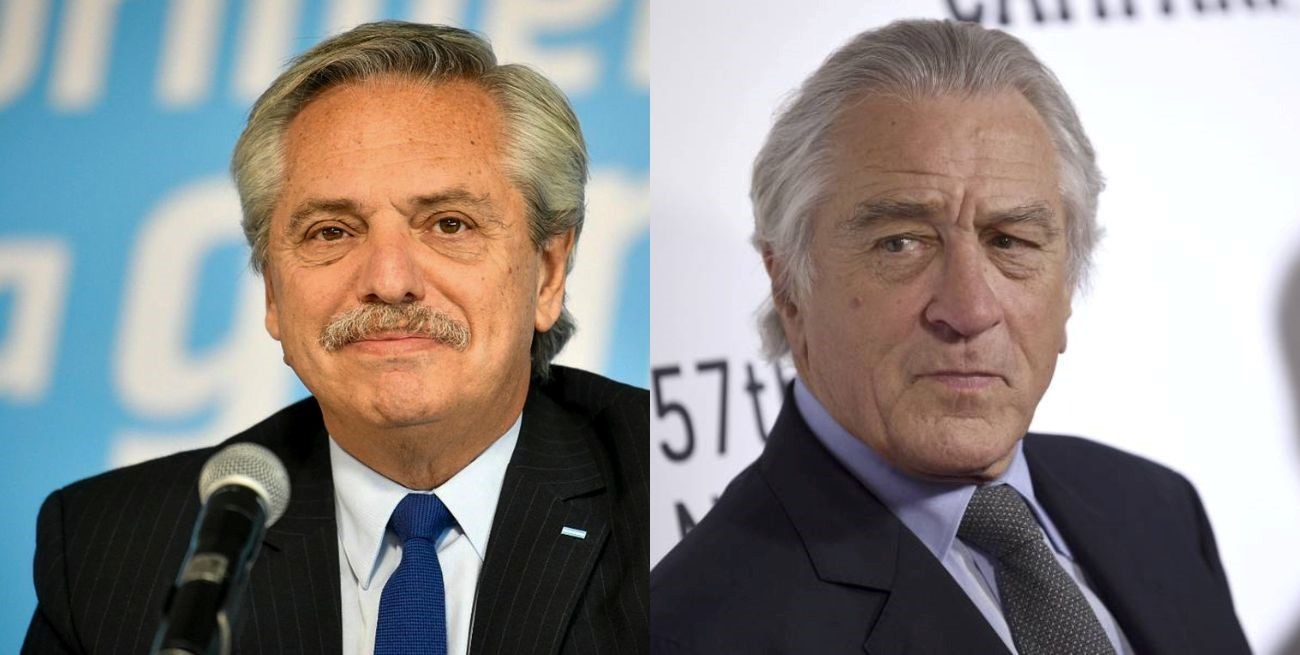 Alberto Fernández dijo que le gustaría que Robert de Niro lo interprete en una hipotética película