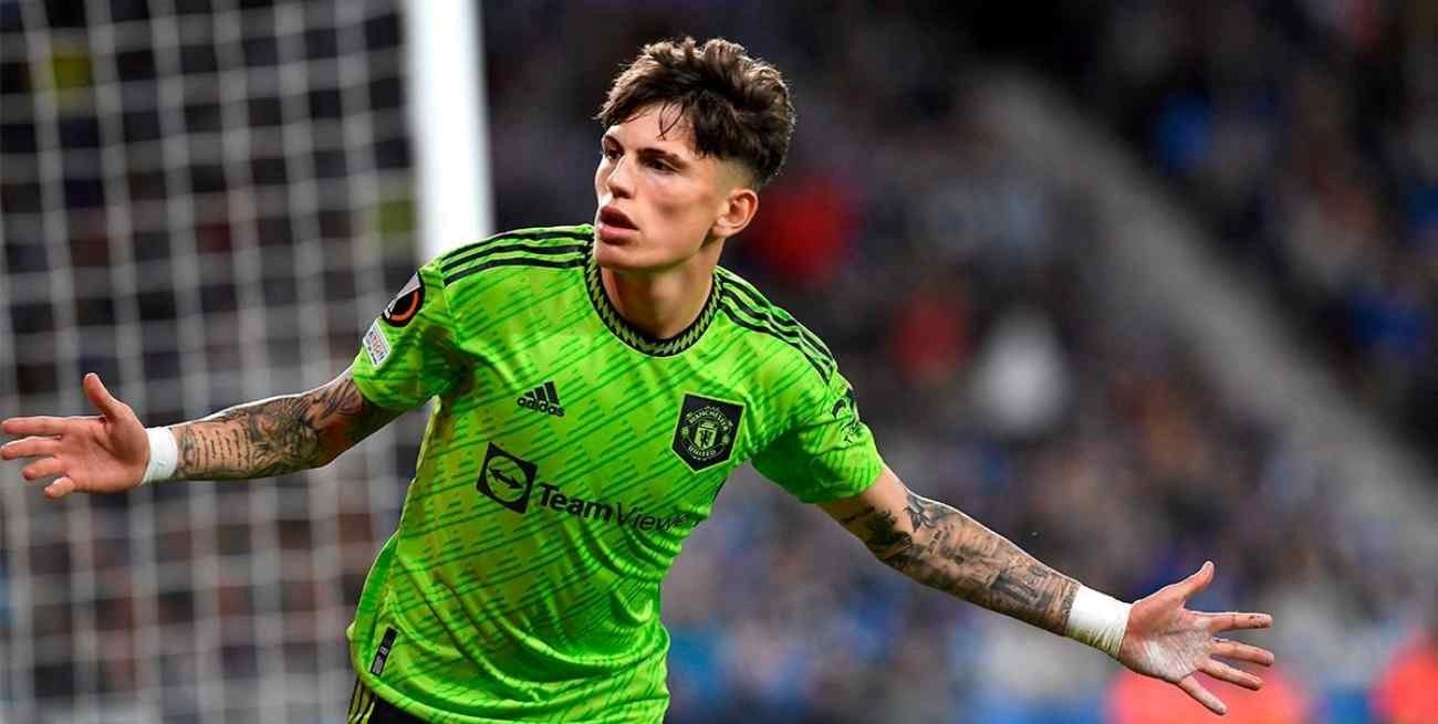 Alejando Garnacho renovó su contrato con el Manchester United pese a que no jugará el Mundial Sub 20