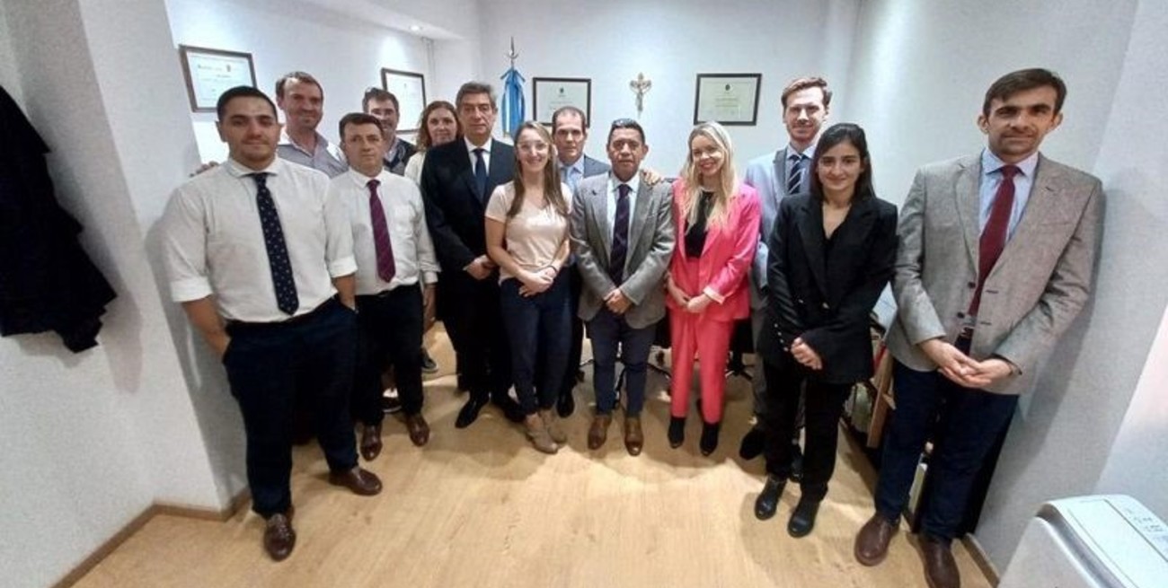 El presidente de la Corte Suprema, Horacio Rosatti, visitó el Juzgado Federal de Venado Tuerto