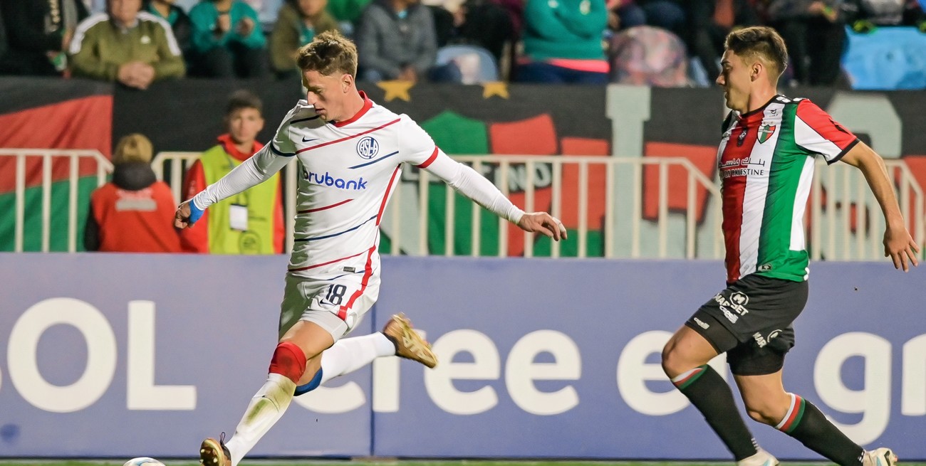Copa Sudamericana: San Lorenzo empató con Palestino en Chile