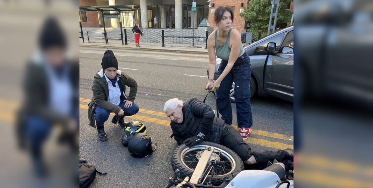 ¿Chocó Wanda?: la conductora explicó su foto en un accidente que se hizo viral