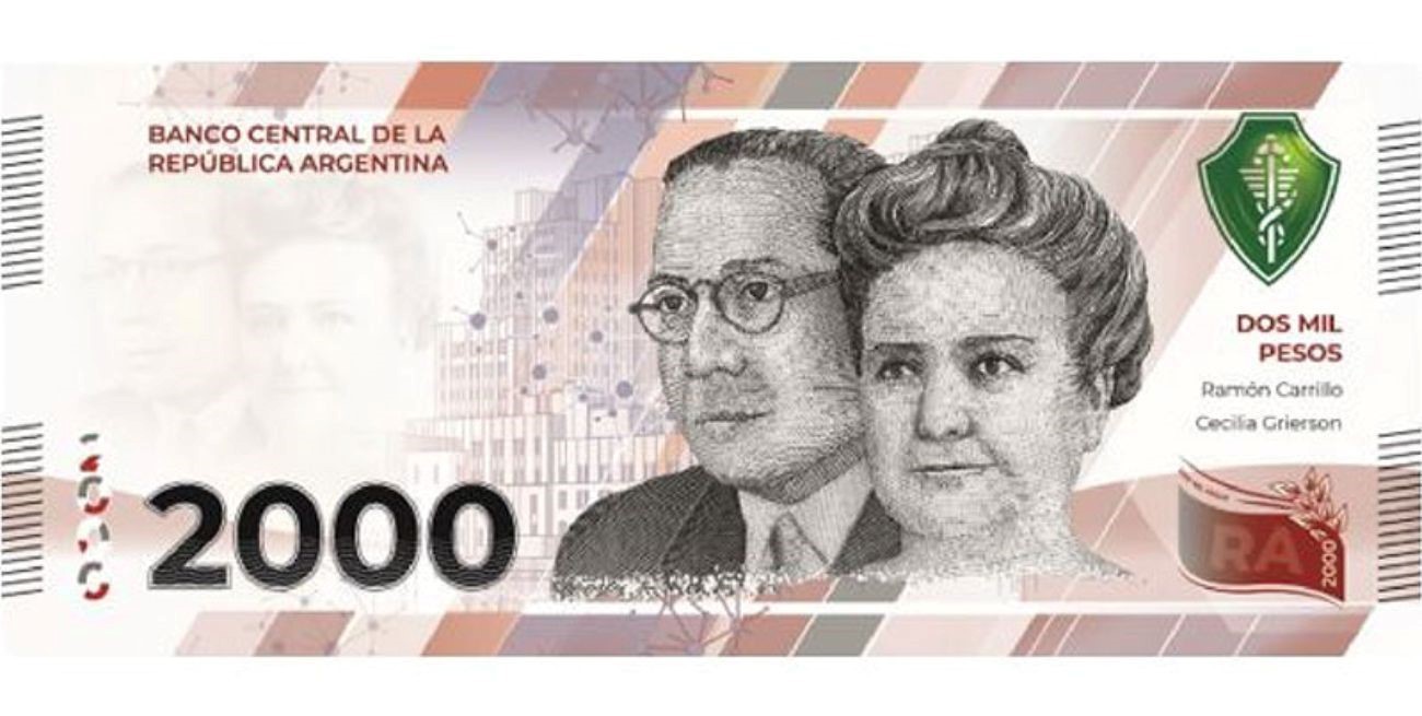 El billete de $ 2.000 comienza a circular este lunes en todo el país