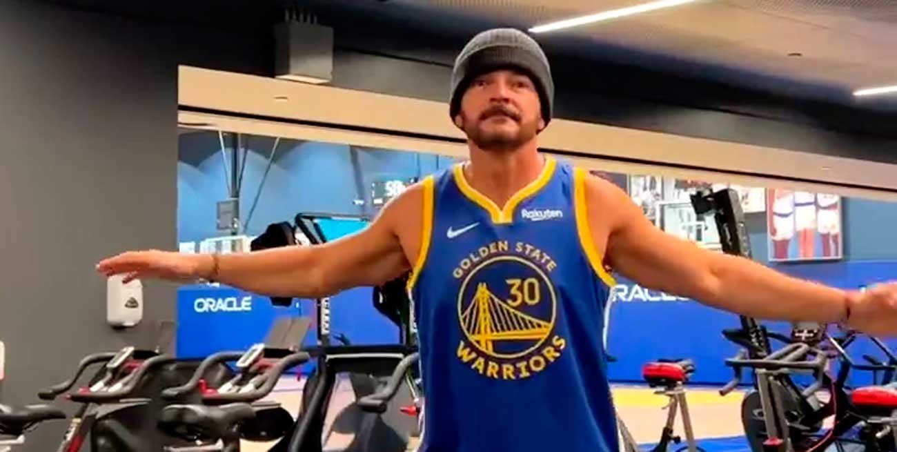 El video de Ricardo Arjona jugando al básquet que se volvió viral