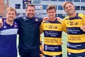 Lescano, García, Zabalegui y Coronel, los cuatro surgidos en el CAE, hoy con gran presente en España.