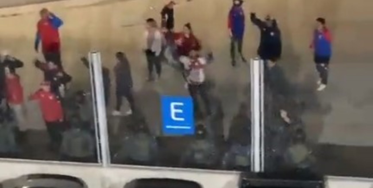 Video: hubo gritos contra los jugadores de Unión