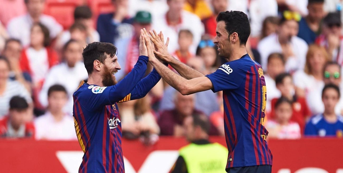 Con un posteo en Instagram, Messi despidió a Busquets de Barcelona