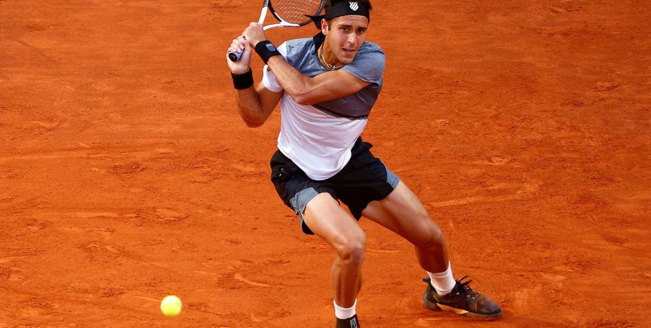 Etcheverry cayó ante Djokovic en la segunda ronda de Roma