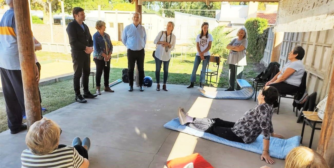 Calvo recorrió colonias de vacaciones para adultos mayores de Pami en Tacural y Ataliva