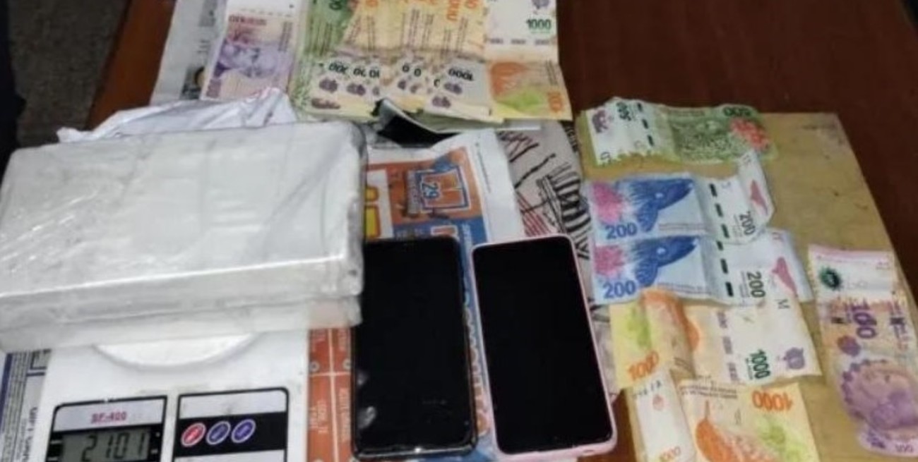 Dos detenidos de Coronda, sorprendidos con dos kilos de droga en Sauce Viejo