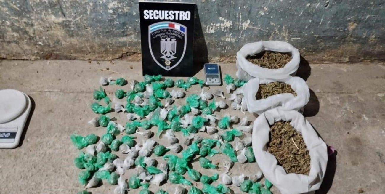 Desarticulan un "kiosco" narco en Santo Tomé