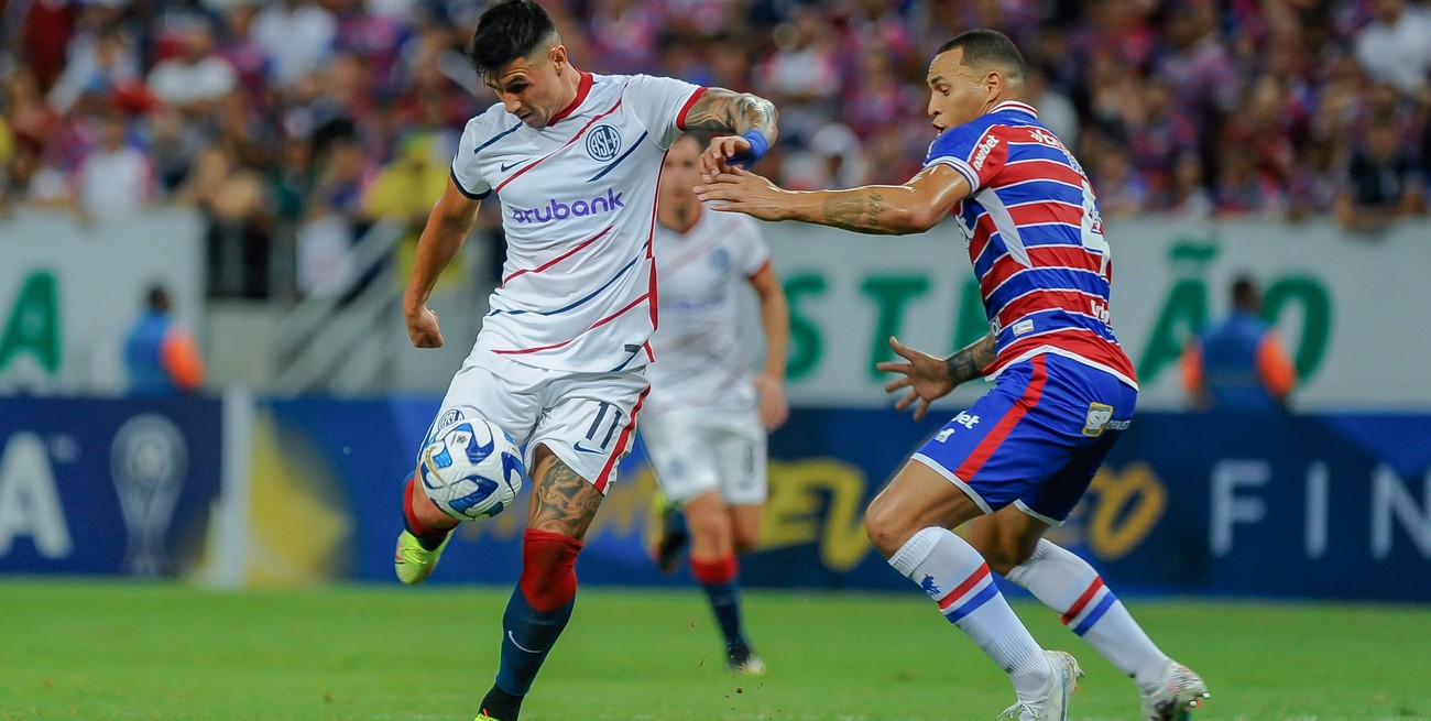 Copa Sudamericana: San Lorenzo cayó sobre el final ante Fortaleza en Brasil