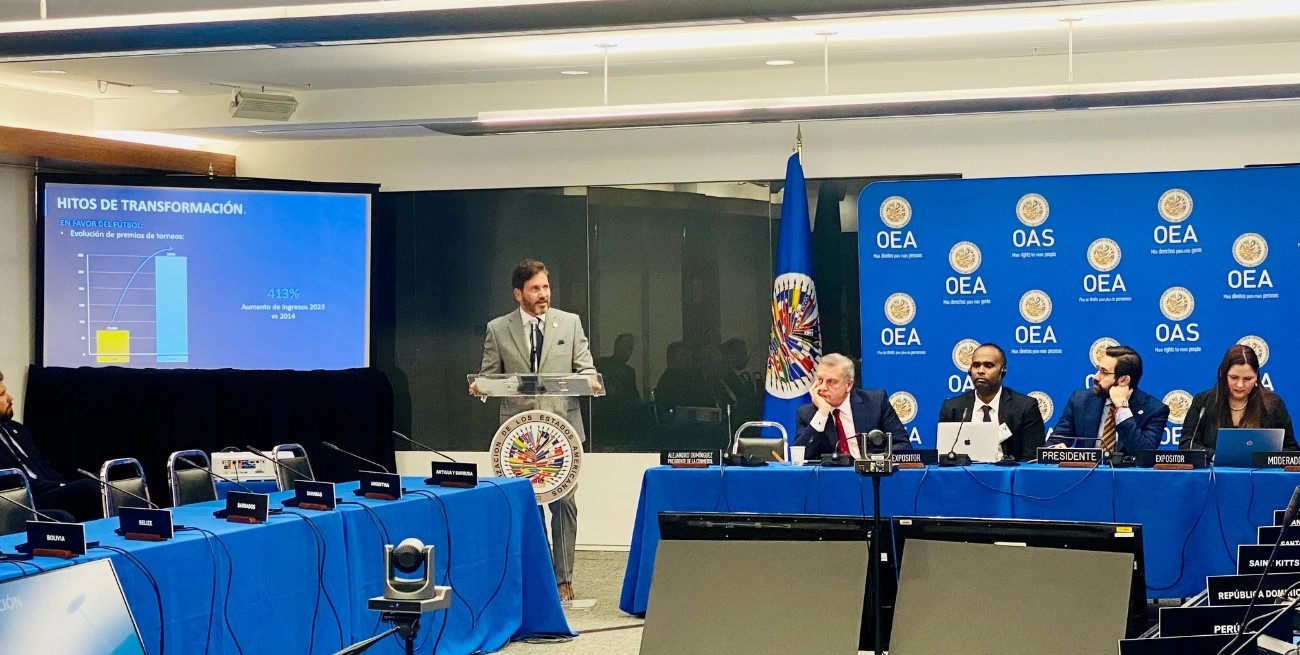 La OEA puso de ejemplo a Conmebol por su lucha contra la corrupción
