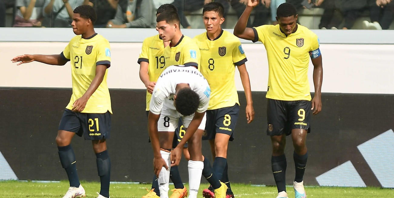 Mundial Sub 20: Ecuador le ganó 9 a 0 a Fiji y se clasificó a octavos de final