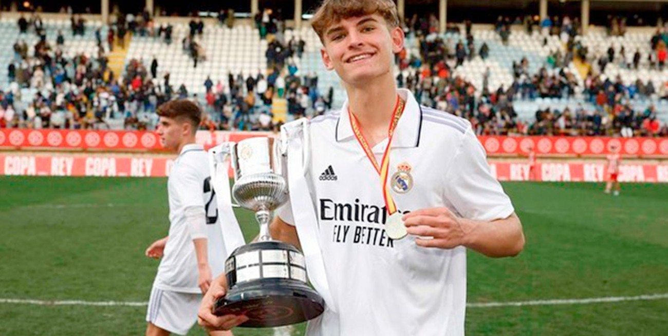 Nico Paz entrenó con la primera del Real Madrid y fue elogiado por Toni Kross: "Es buenísimo"