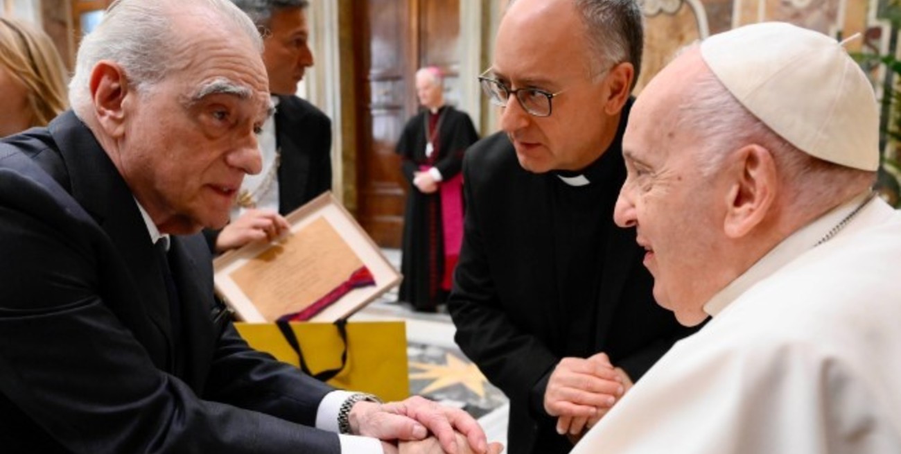 Martin Scorsese visitó al Papa Francisco y hará una película sobre la vida de Jesús