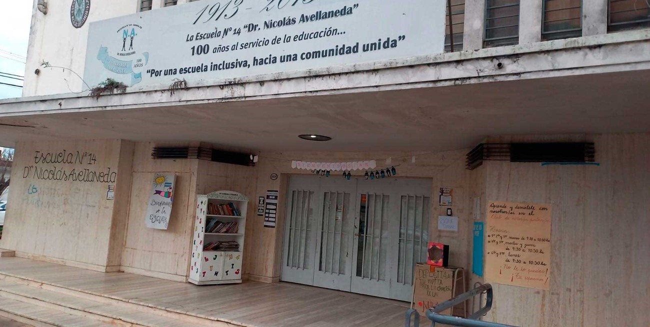 Ladrones dejaron sin agua la  escuela Avellaneda de barrio Roma 