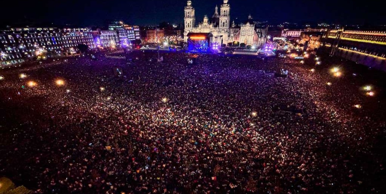 Espectacular recital de Los Fabulosos Cadillacs en México ante 300 mil personas
