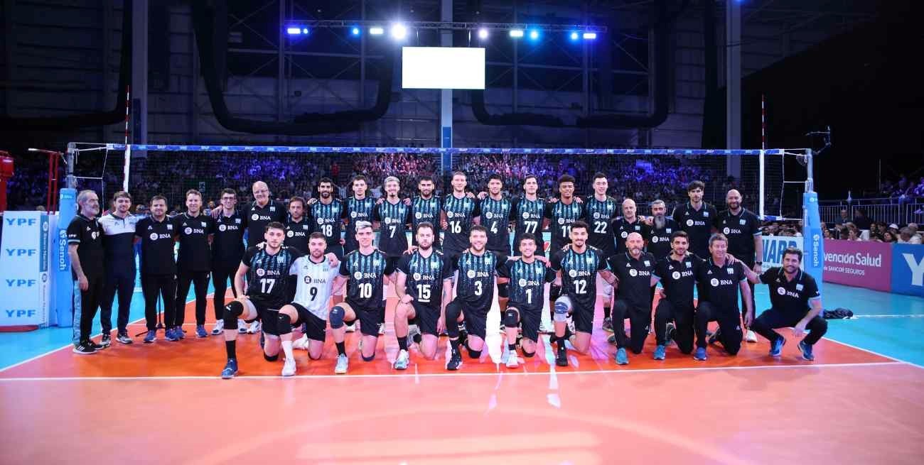 Voleyball National League: la selección masculina argentina debuta ante Italia