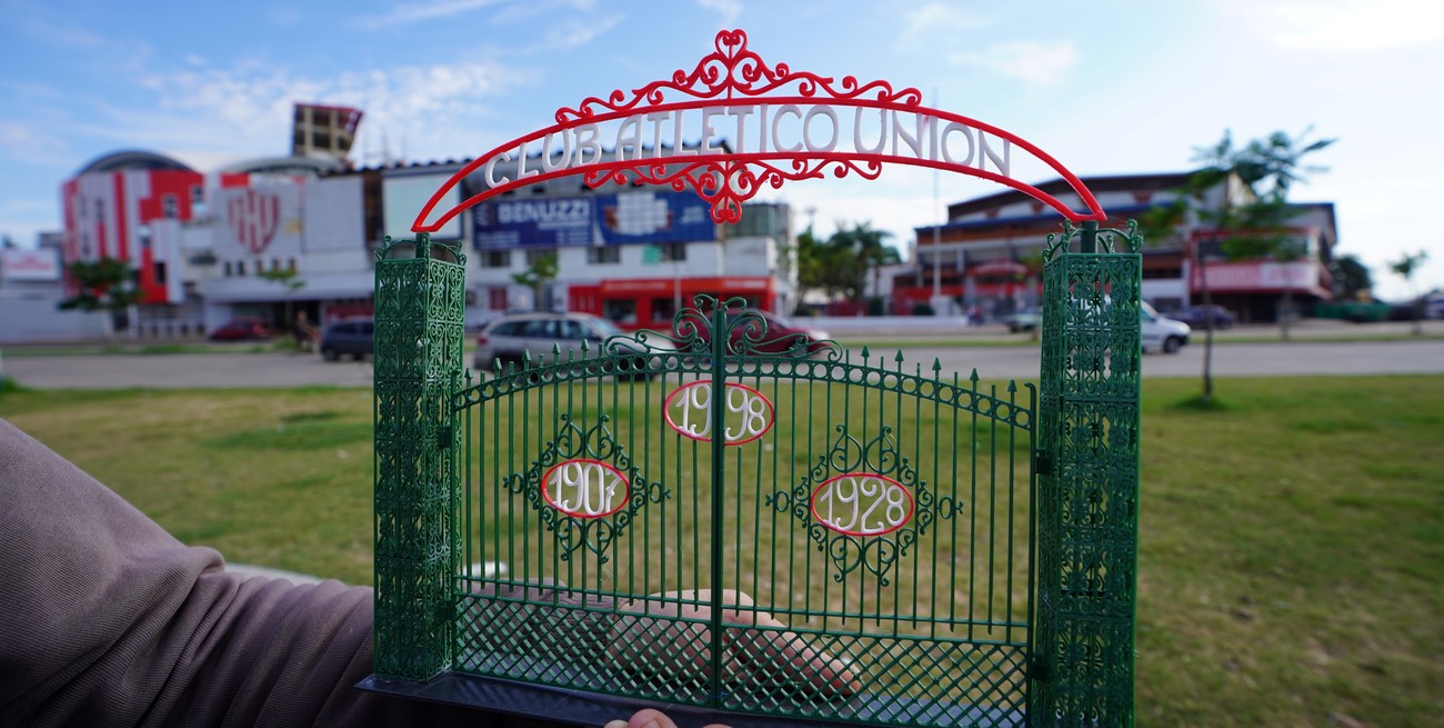 El "Portoncito": así se hizo la increíble réplica de la mítica estructura de Unión