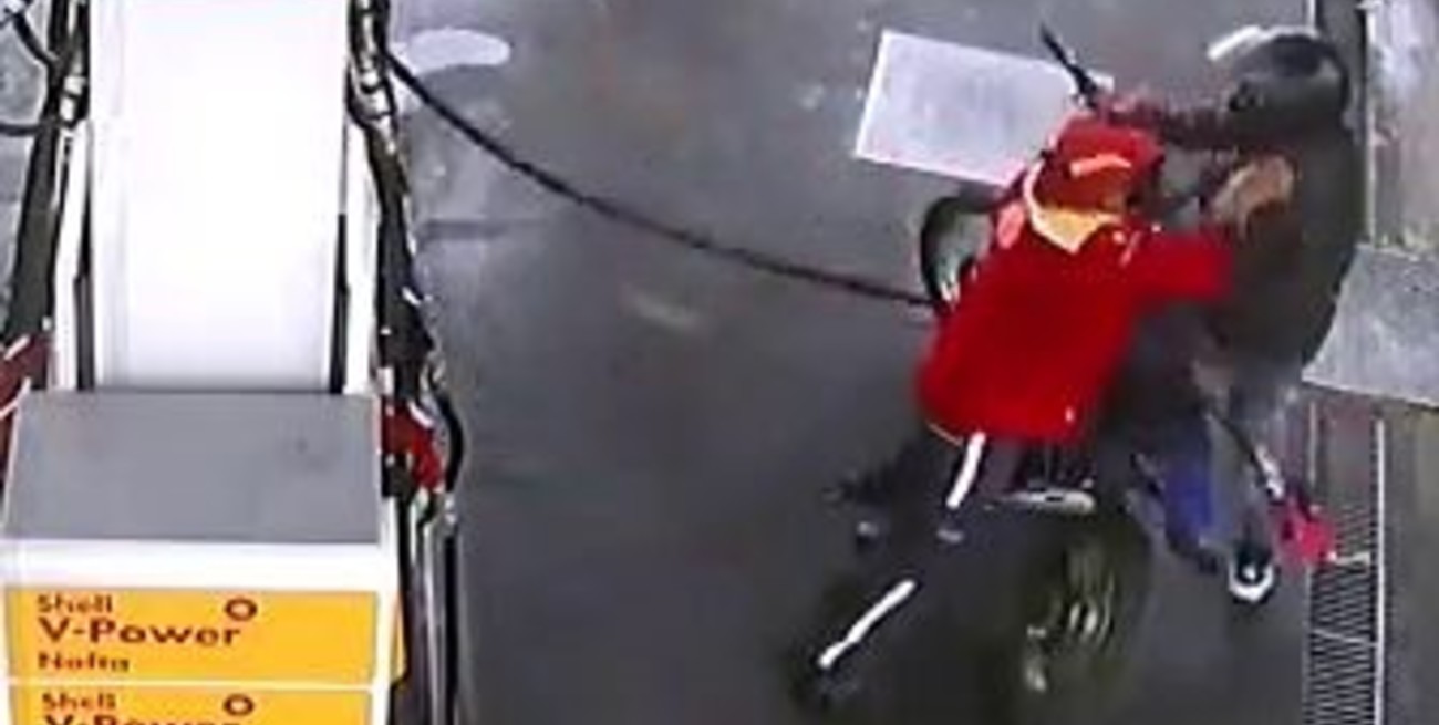 Video: violento intento de robo en una estación de servicio de Santo Tomé
