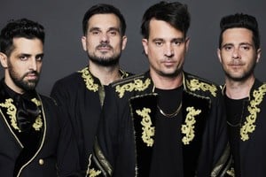 Tan Biónica llega al Estadio Único de La Plata.