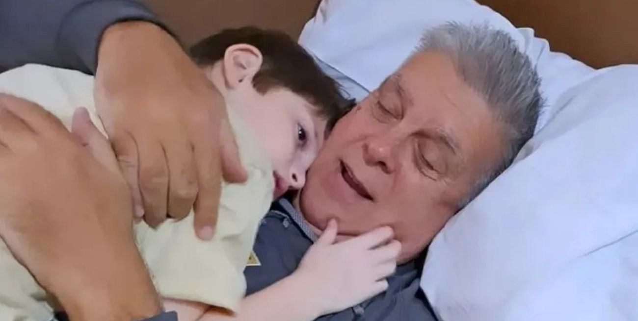 Coinfección: el hijo de Luis Ventura fue hospitalizado por neumonía y dengue