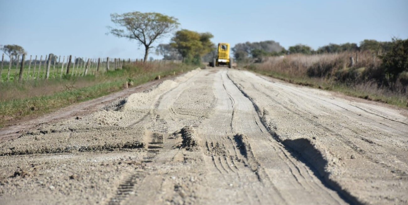 San Jerónimo del Sauce: la obra del programa Caminos de la Ruralidad ingresa en última etapa