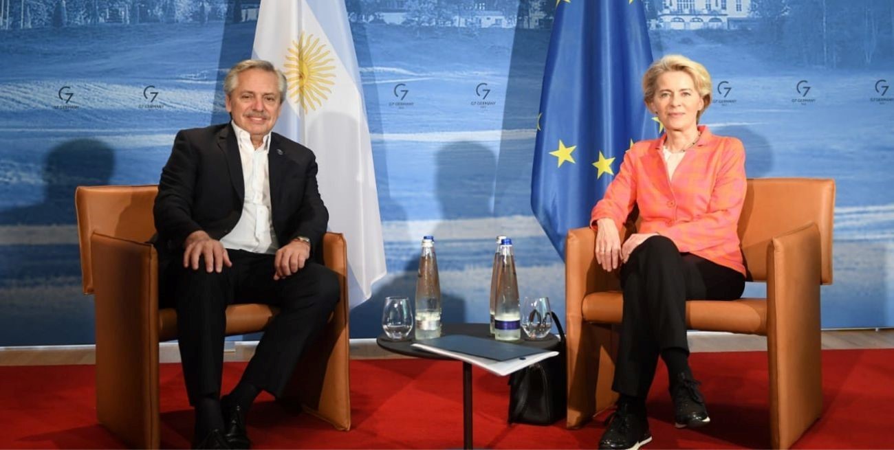 Acuerdo con el Mercosur: la presidente de la Comisión Europea se reúne con Alberto Fernández