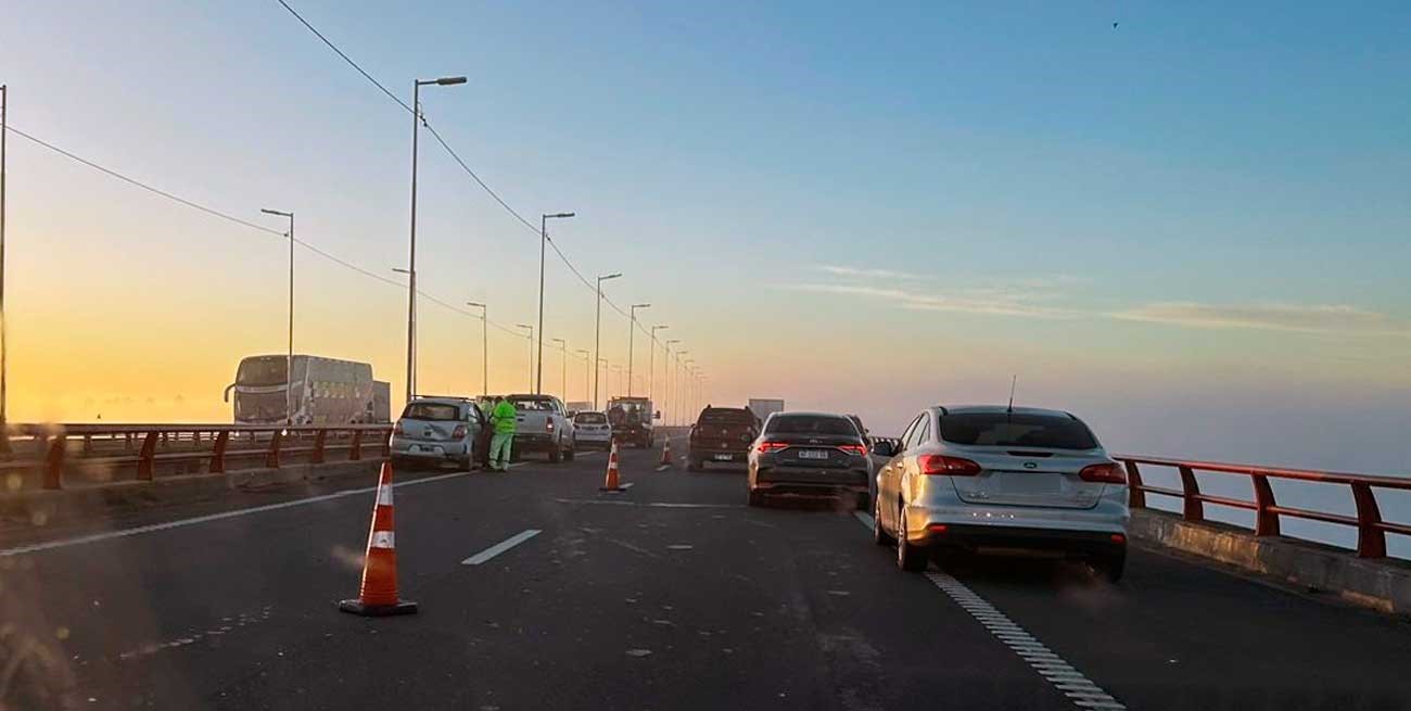 Choque y demoras en el acceso a Santa Fe por autopista