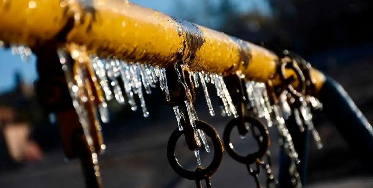 Video: el frío en Neuquén congela hasta el agua de los inodoros