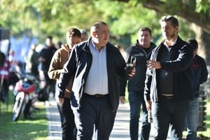 Debut. Es la primera vez que Poletti participa en política, tras dejar el hospital Cullen. Foto: Manuel Fabatía