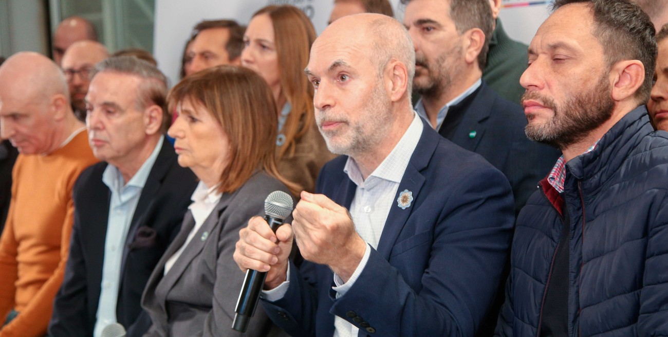 Larreta y Bullrich se mostraron juntos para respaldar a Morales y criticar al gobierno