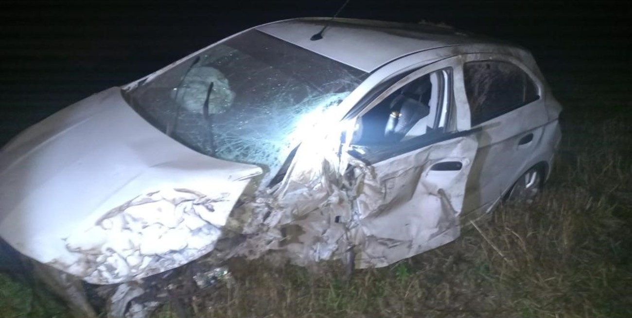 Dos lesionados por un fuerte choque en Elisa